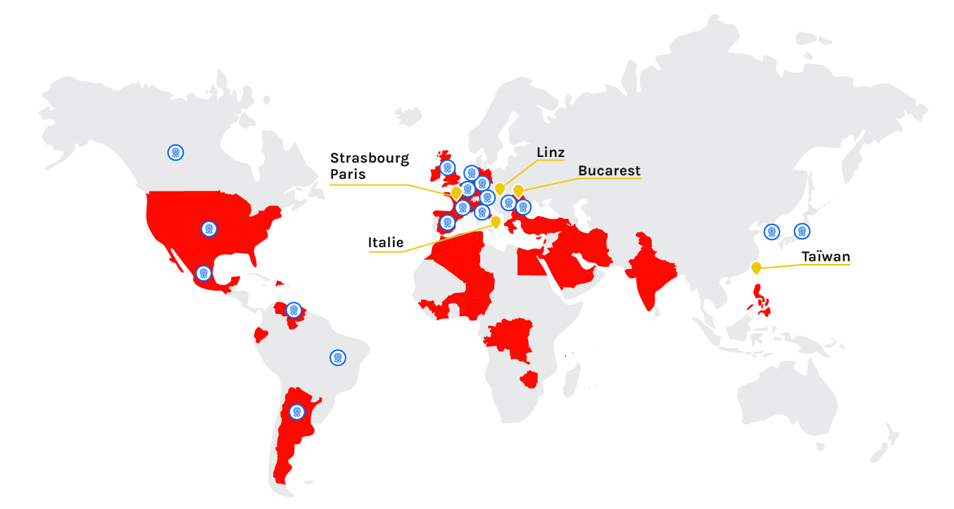 Map of our students